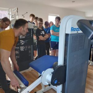 Besuch im Fitness-Studio