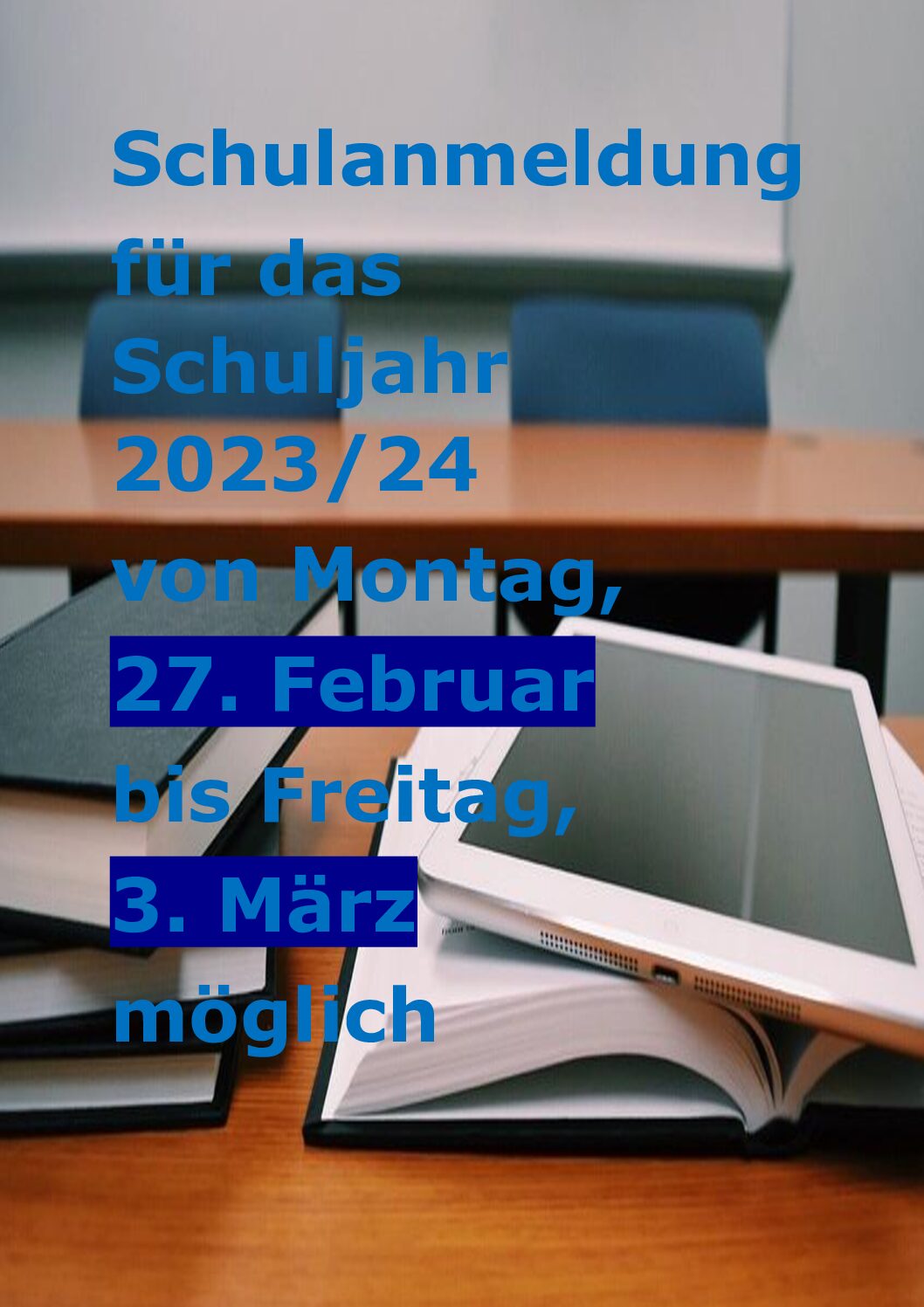 Schulanmeldung 2023/24